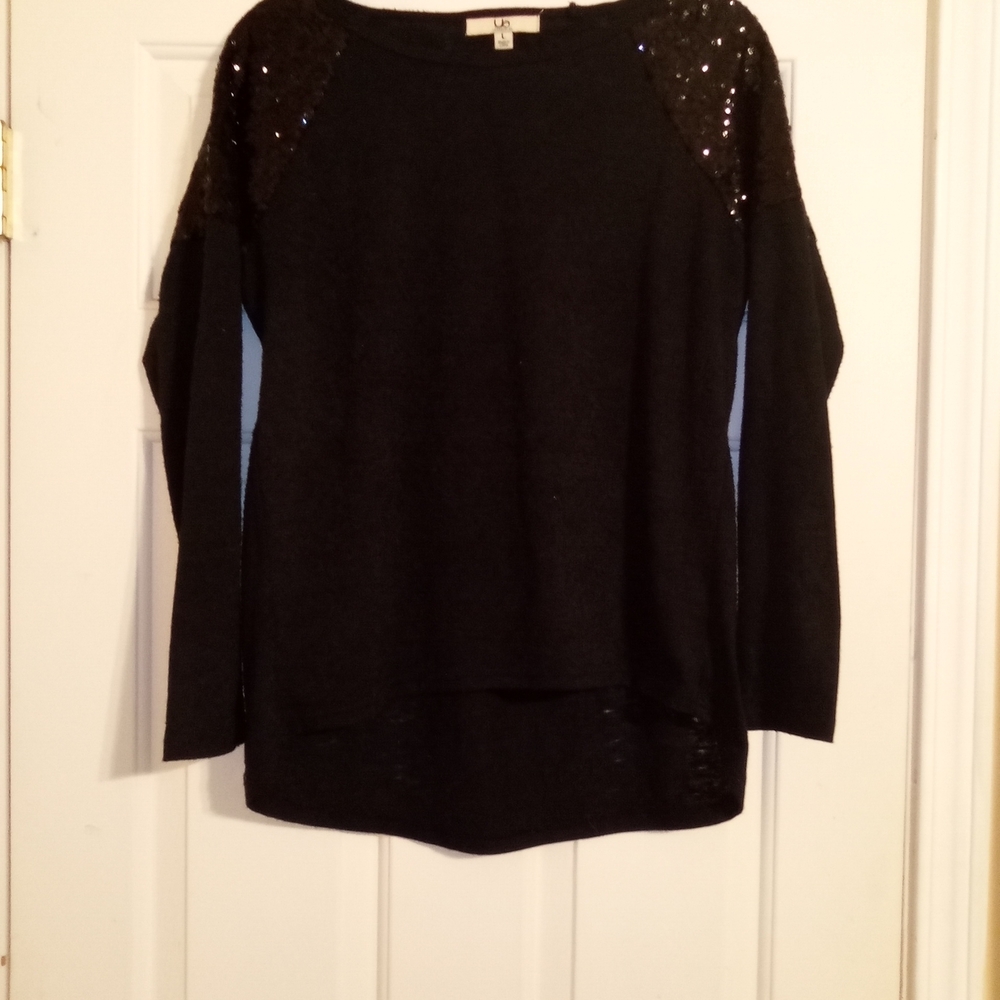 Gothic Glam Long Sleeve Blouse With Sequin Size Large By Ya Los Angeles